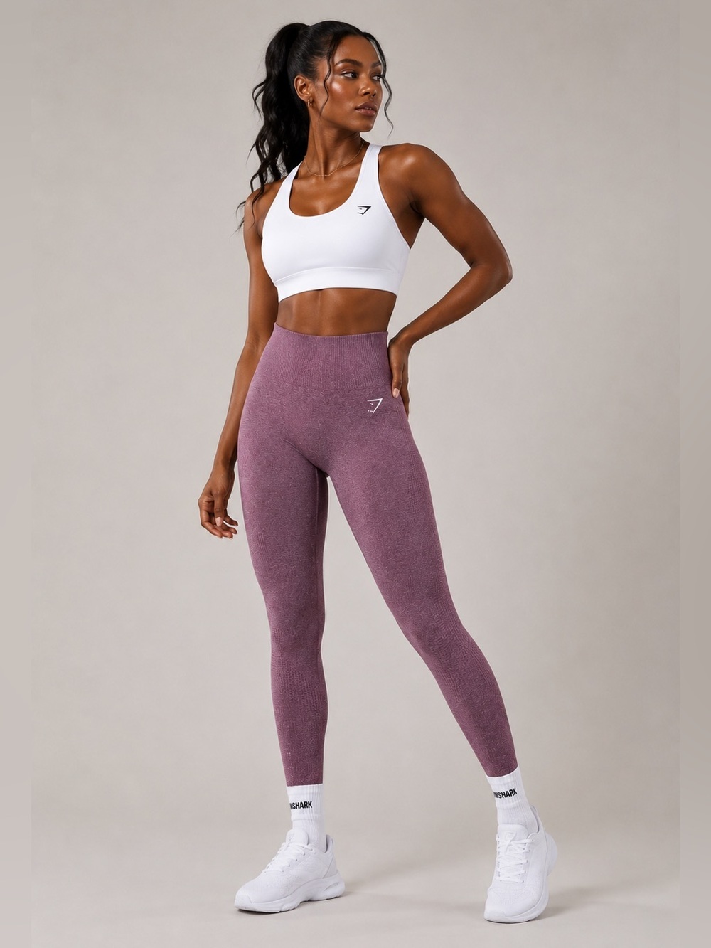 Gymshark Vital Seamless Leggings Women’s Size M Purple Marl